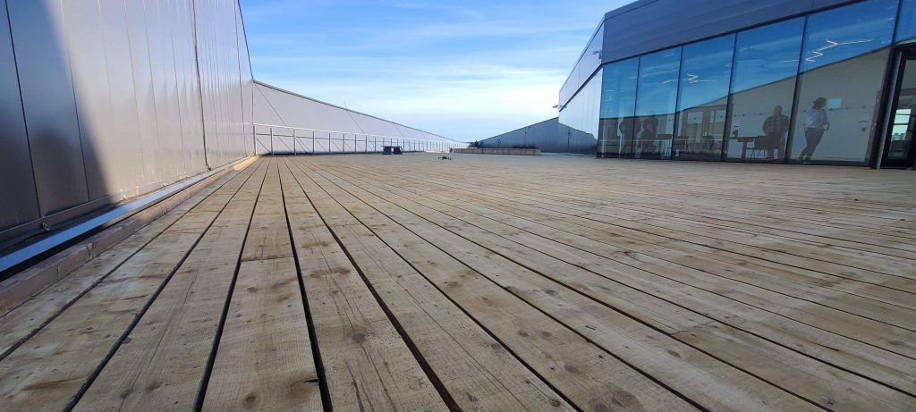 Large Deck Sanding Staining York